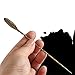 Mingchen 1 Pc Feather Carving Shape Cigar Draw Enhancer Tool, Gold Spiral Ventilation Needle Cigar Pick Tool Accessories, Metal Copper Retro Hairpin