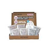 Ecoegg Huevo de lavandería de 100 recambios de lavado, 50 lavados de flores de primavera y 50 lavados para blancos y luces/sin enzimas, sin fosfatos, sin blanqueadores de cloro