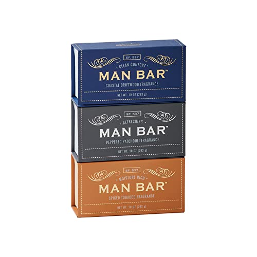 San Francisco Soap Company Man Bar 3-Piece Gift Set featuring