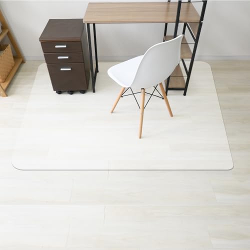 WEIMALL �`�F�A�}�b�g ���� (������) 160×130cm ����1.5mm �G���{�X���H ���ی�}�b�g ���h�~ ����Ȃ� PVC�f�� �J�b�g�\ ���g�[�Ή� �t���[�����O �_�C�j���O�}�b�g �N���A�}�b�g FCCC3