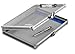Vaultz Locking Storage Clipboard for Letter Size Sheets, Clear Acrylic (VZ00164-CLR)
