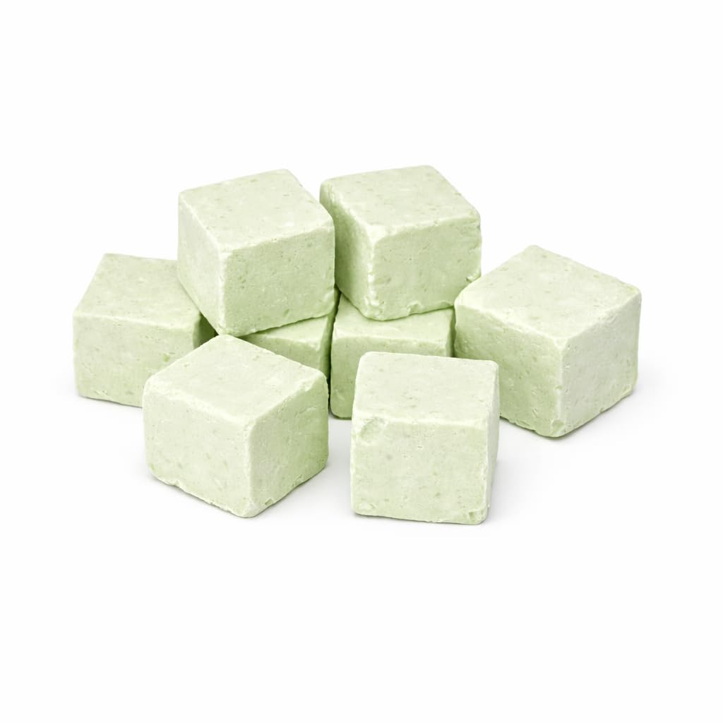 Spirulina Calcium Blocks, Mineral Food for Shrimp & Snails, Green Cubes Formula (800)