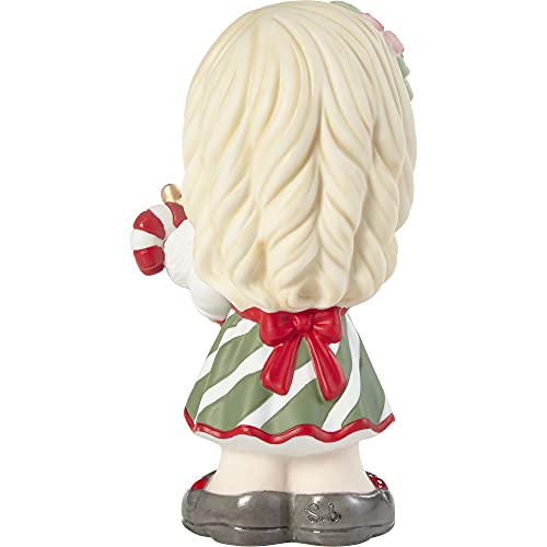 Precious Moments You Fill Me With Christmas Cheer Dated Girl Figurine 211001 , White #TOP1