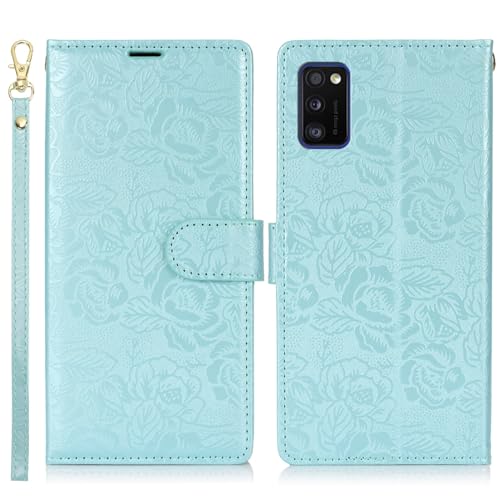 Housse Samsung Galaxy A41 antichoc en cuir PU et coque TPU