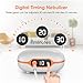 Smart Nebulizer,Real-time Intelligent Control,Nebulizer Machine for Adults and Kids - Portable Compression Nebulizer for Breathing with Timing Function for Home