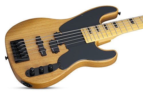 Schecter 2847 Model-T Session-5 5-String Bass Guitar, Ans #TOP2