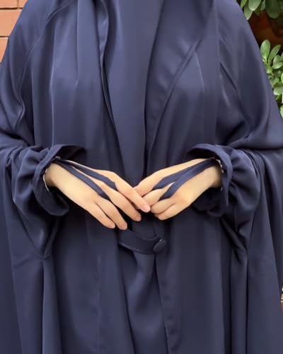 Image of NAZNEEN Saudi Jilbab Full Length and Noise Pc MATT NIDA Fabric with extra panel to cover face