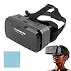 VR Headset 3D VR Glasses, Universal Virtual Reality Goggles for Kids & Adults, Adjustable Distance Eye Protection, Virtual Reality Helmet for Movies,TV & Video Games