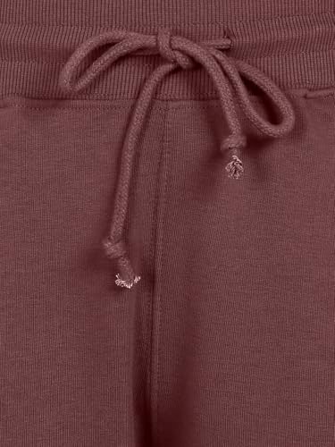 Image of Vogaan Women's Cotton Blend Regular Fit Track Pants | Drawstring Waist Solid Joggers | Super Combed Casual Joggers for Running & Gym