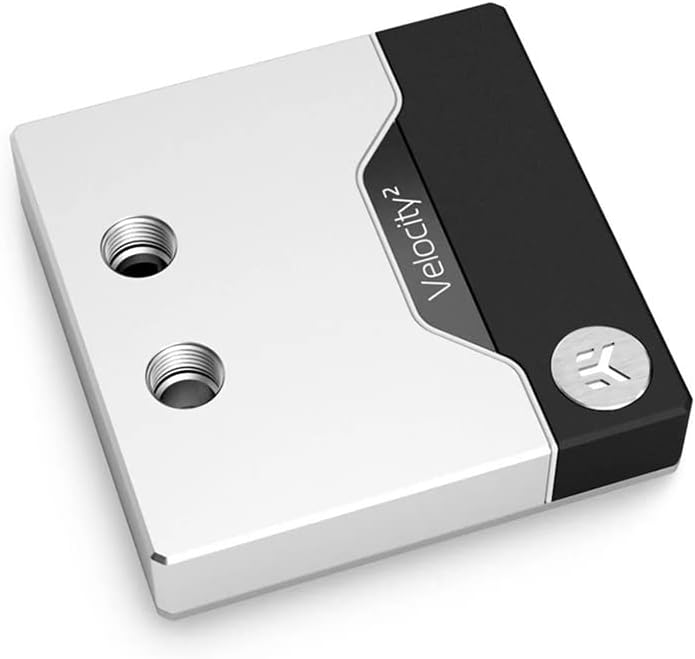 EK Water Blocks EKWB EK-Quantum Velocity 2 CPU D-RGB - 1700, Nickel/Satin Titanium