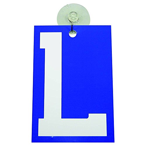 Carpoint 1316011 - Cartel "L" con ventosas para conductor novel