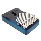 Design visuellement captivant : la finition bleue dégradée attrayante transforme ce kalimba en une œuvre d’art fonctionnelle, idéale pour la collection et l’exposition, en plus de son utilisation musicale quotidienne. kalimba portable, mini piano à clavier