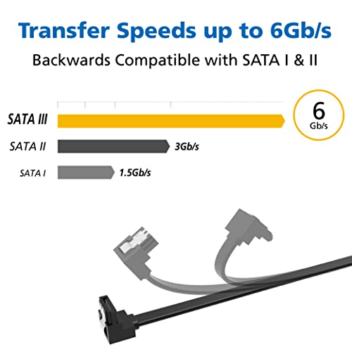 Cable SATA III Super Slim Angulo Derecho 50cm Akasa miniatura 3
