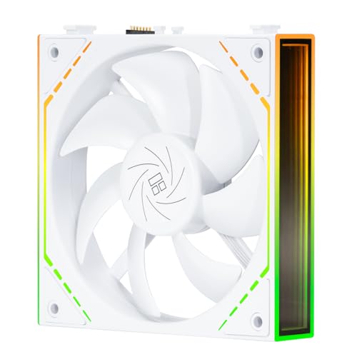Image of Thermalright TL-M12QW 120mm ARGB Case Fans, 2000RPM, 68.9CFM, 1-Pack | Clean Daisy Chain Wiring, PWM /ARGB Sync, Infinity Mirror Lighting