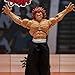 Hanma Yujiro Action Figure Statue 7.1 Inch Anime Fighting Posture Movable Joints Character Model with Accessories