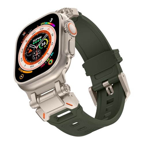 Blissstorm �R���p�`�u�� Apple Watch �o���h 42mm 44mm 45mm 49mm �A�b�v���E�H�b�` �`�^���X�|�[�c �o���h TPU �����p �x���g �ϏՌ� �h�� �h�������Y Watch Ultra2/Ultra Series10 