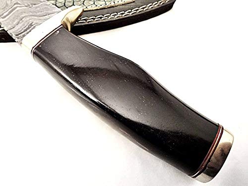 KE-042-HK Beautiful Custom Handmade Damascus Knives- 14.75” Inches Hunting Knife