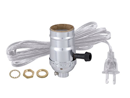 Miniatura 2 de B&P Lamp Enchufe niquelado con juego de cables a juego y accesorios básicos