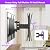 XinleTech XXL Heavy Duty Full Motion TV Wall Mount for 85,86,98,100,120 Inch TVs,Tool-Free Tilt Extension Adjustable TV Mount,Pre-Assembled,VESA 100x100 to 1050x600,Holds up to 396 lbs,XL-DY1067