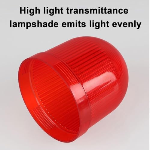 Industrial 120dB Waterproof Sound & Light Alarm Siren, IP55 LED Strobe Horn for Factories, Terminals, Home Security System - High Visibility (Yellow, 24V)