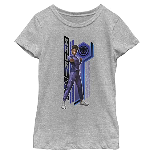 Image of Marvel Girl's Black Panther: Wakanda Forever Shuri Pattern T-Shirt