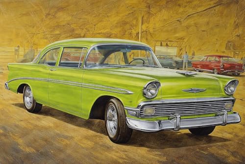 Modelo a escala 1:25 Chevrolet 1956 283 V-8 miniatura 2