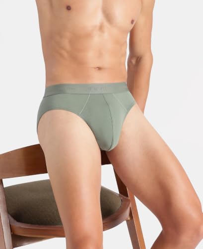 Image of Jockey IC24 Men Tencel Micro Modal Cotton Elastane Stretch Solid Brief with Natural StayFresh Properties