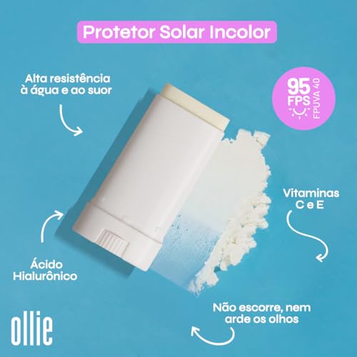 Protetor solar em bastão Incolor FPS 95