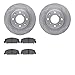 Dynamic Friction Company Front Brake Rotors with 5000 Advanced Brake Pads 6502-59148