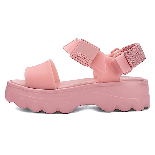 Image of Melissa Kick Off Platform Sandals for Women - Super Soft and Flexible Vegan Chunky Platform Sandal with Adjustable Straps and Open Toe Design