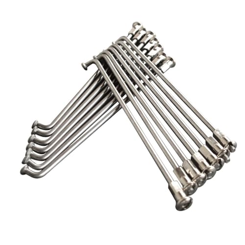 NORAZE 36Pcs Stainless Steel Bicycle Spokes 12G /110/136/176/200/218/223/225MM and Nipples