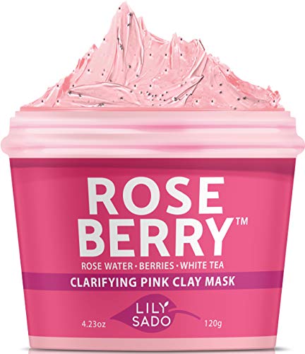ROSE BERRY Rose Water & Pink Clay Mask with White Tea for Acne