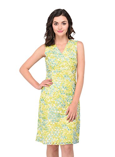 Image of Purys Women's Synthetic A-Line Knee-Length Dress