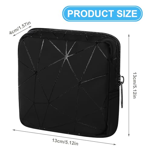 Ouligay Period Bag Tampon Bag Sanitary Napkin Storage Bags Pad Tampon Pouch for Teen Girls School First Period Kit Portable Menstrual Feminine Tampons Pad Holder for Women - Thumbnail 2