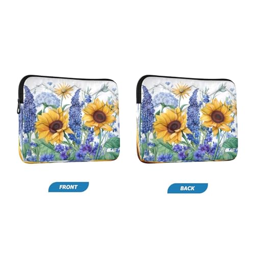 Funda para portátil de 13-14 pulgadas Sunflowers Lavender miniatura 2