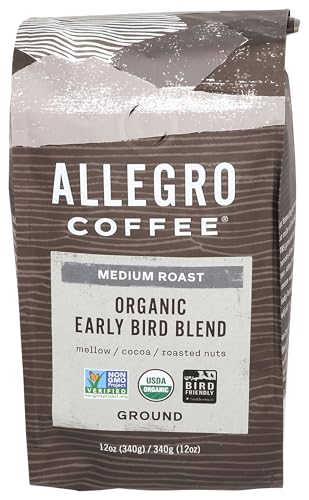 Allegro Coffee Organic Early Bird Blend Ground Coffee bag