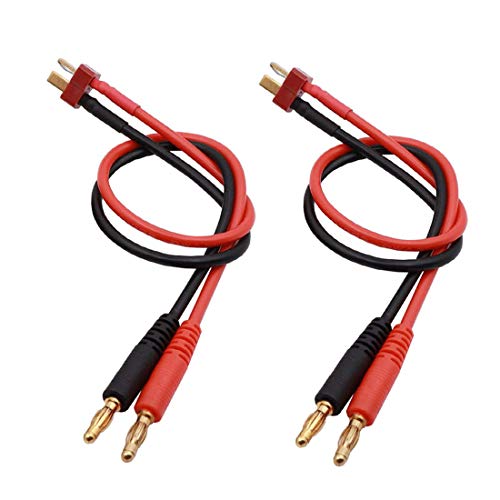 2PCS T-Plug to 4mm Banana Plugs Deans Style Connector RC Battery Balance Charge Cable Adapter Connectors for RC Helicopter Quadcopter Lipo Battery 2PCS T-Plug to 4mm Banana Plugs Deans Style Connector RC Battery Balance Charge Cable Adapter Connectors for RC Helicopter Quadcopter Lipo Battery