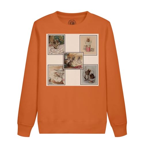 Sweatshirt enfant famille souris Beatrix Potter haut de gamme avec illustration