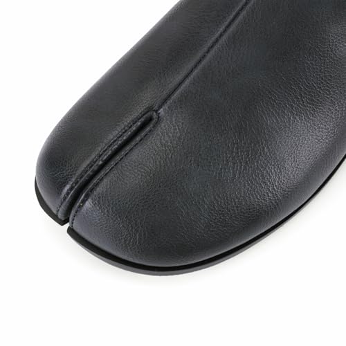 Image of UBWDU Split Toe Shoes Tabi Shoes Women Wide Width Round Toe Ballet Flats for Women