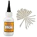 Hot Stuff Super T Medium Instant CA Glue (2oz) & Hot Stuff Pro Tips (12 Pieces)