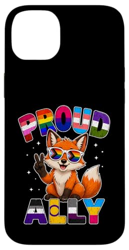 Proud Ally Fox LGBTQ�v���C�h���ԁB �X�}�z�P�[�X iPhone 14 Plus �p