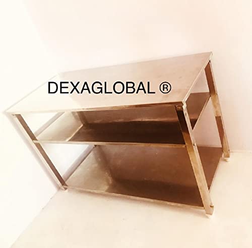 Image of Stainless Steel (SS Table, 45 x 26 inch x 34 inch (2 Under Shelf))
