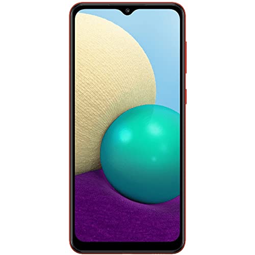 Galaxy A02 Vermelho, com Tela Infinita de 6,5