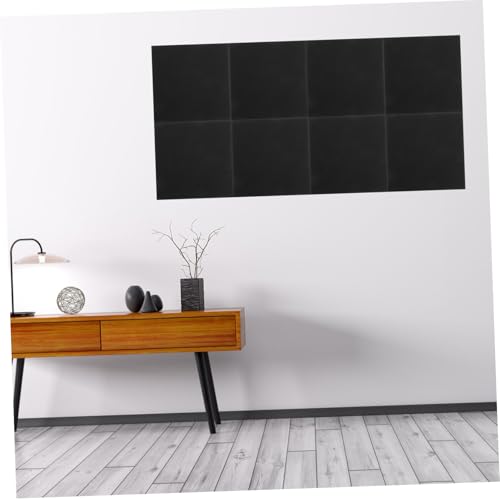 Paneles acústicos autoadhesivos para pared de 12 piezas NUOBESTY absorbentes de sonido en poliéster negro miniatura 5