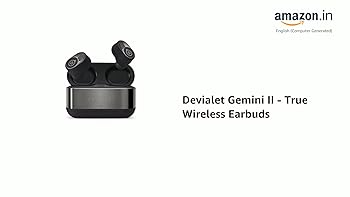 Devialet Gemini II - True Wireless Earbuds (Matte Black) | ANC up