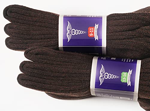 Yacht & Smith Mens King Size Diabetic Socks for Big & Tall Men, Cotton Crew Diabetic, Nephropathy Socks2