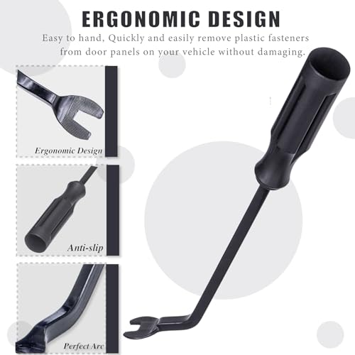 Image of 1 PCS Car Clips Fastener Remover Tool, Car Panel Dashboard Door Window Tool, Fastener Car Panel Door Interior Window Tool, Clip Puller Rivet Removal Tool (Black)