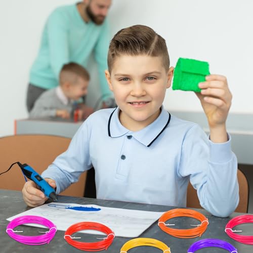 Filamento PLA 1.75 mm - 150 m, 30 Colores de 5 m, Ideal para Lápiz 3D y Bolígrafos de Impresión 3D. - Fernando Cortés