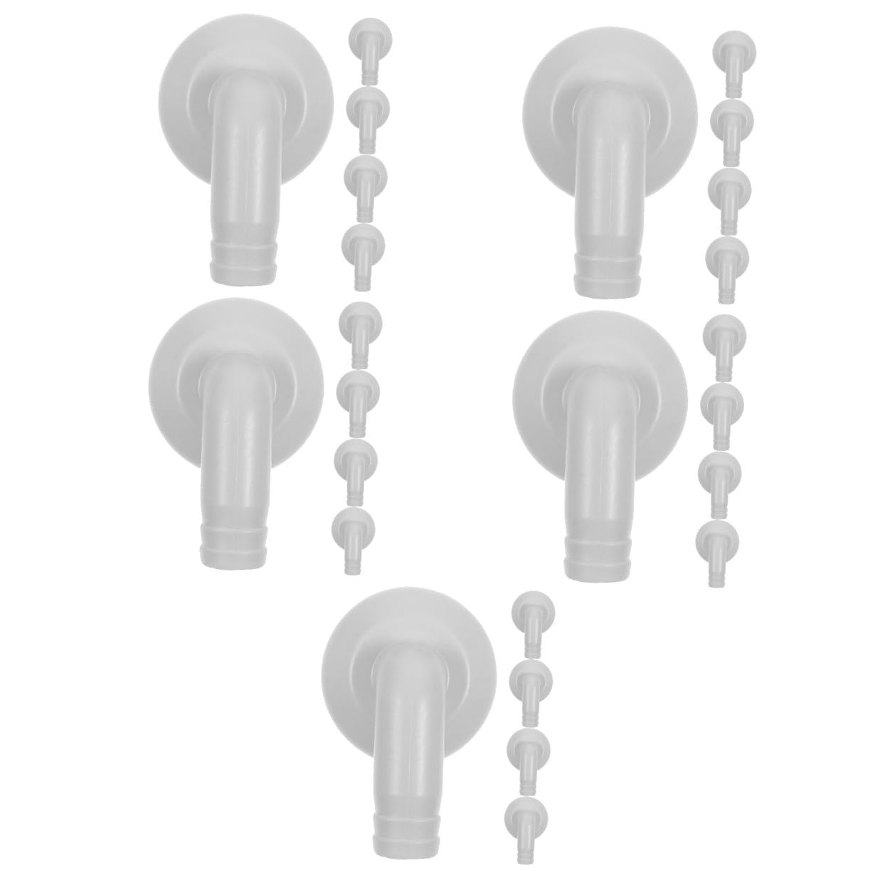 Gadpiparty 25pezzi Connettori Per Scarico Condizionatore Gomiti Per Facili Installare Accessori Per Impianti Condizionamento