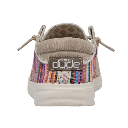 Image of HEYDUDE Women's Wendy Chambray | Women's Shoes | Women's Lace Up Loafers | Comfortable & Light-Weight